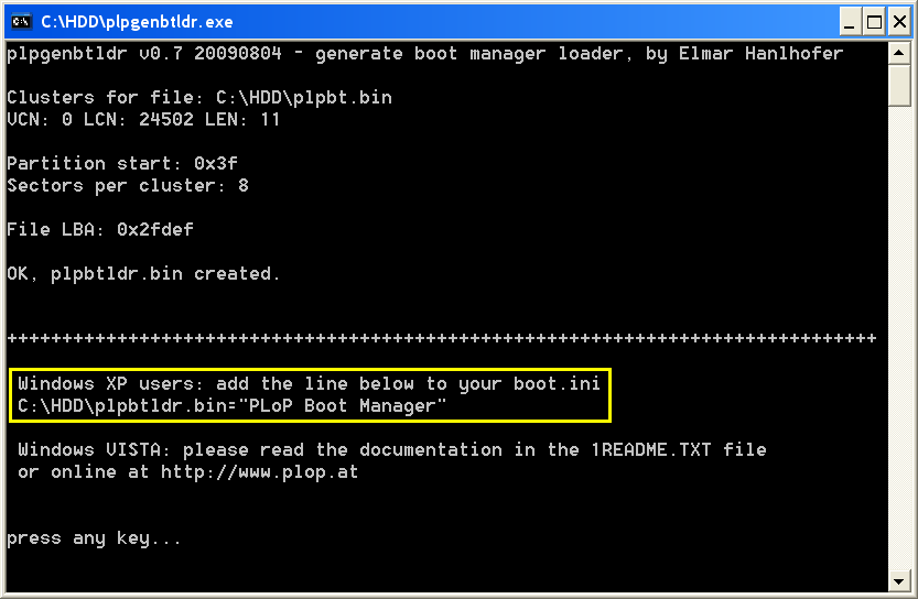 Закачка с маленького носителя при помощи PLoP Boot Manager при отсутствии в BIOS выбора загрузки с ЮСБ. ../index/0-24.html