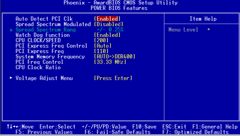 Обрисовка настроек параметров Phoenix Award BIOS. ../index/0-53.html